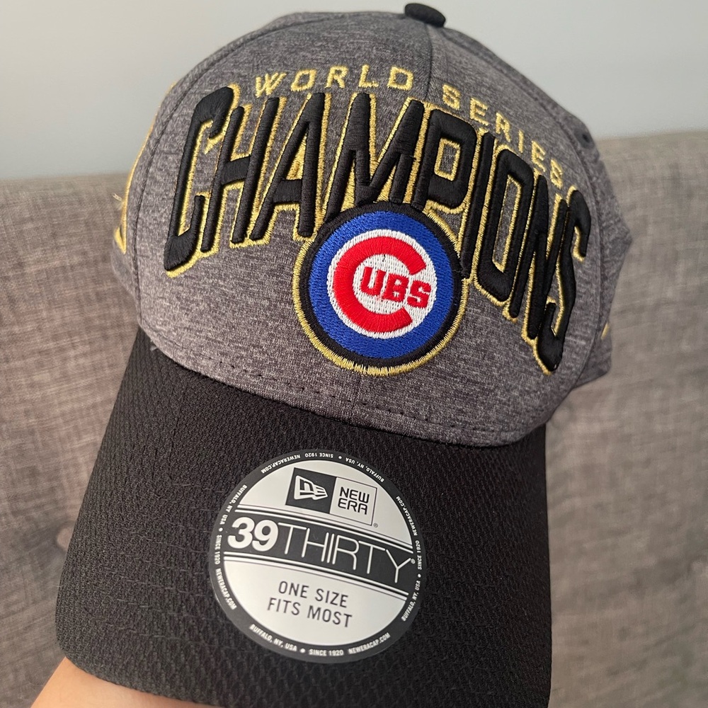 New Era Gray and Black Champions Baseball Cap